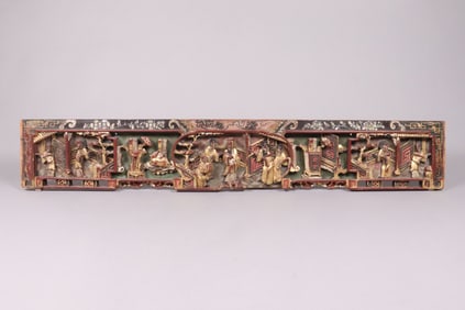 Chinese antique wooden panel