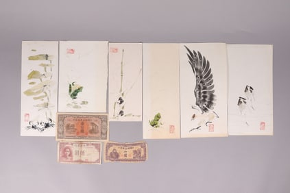 Lots Chinese currency and art