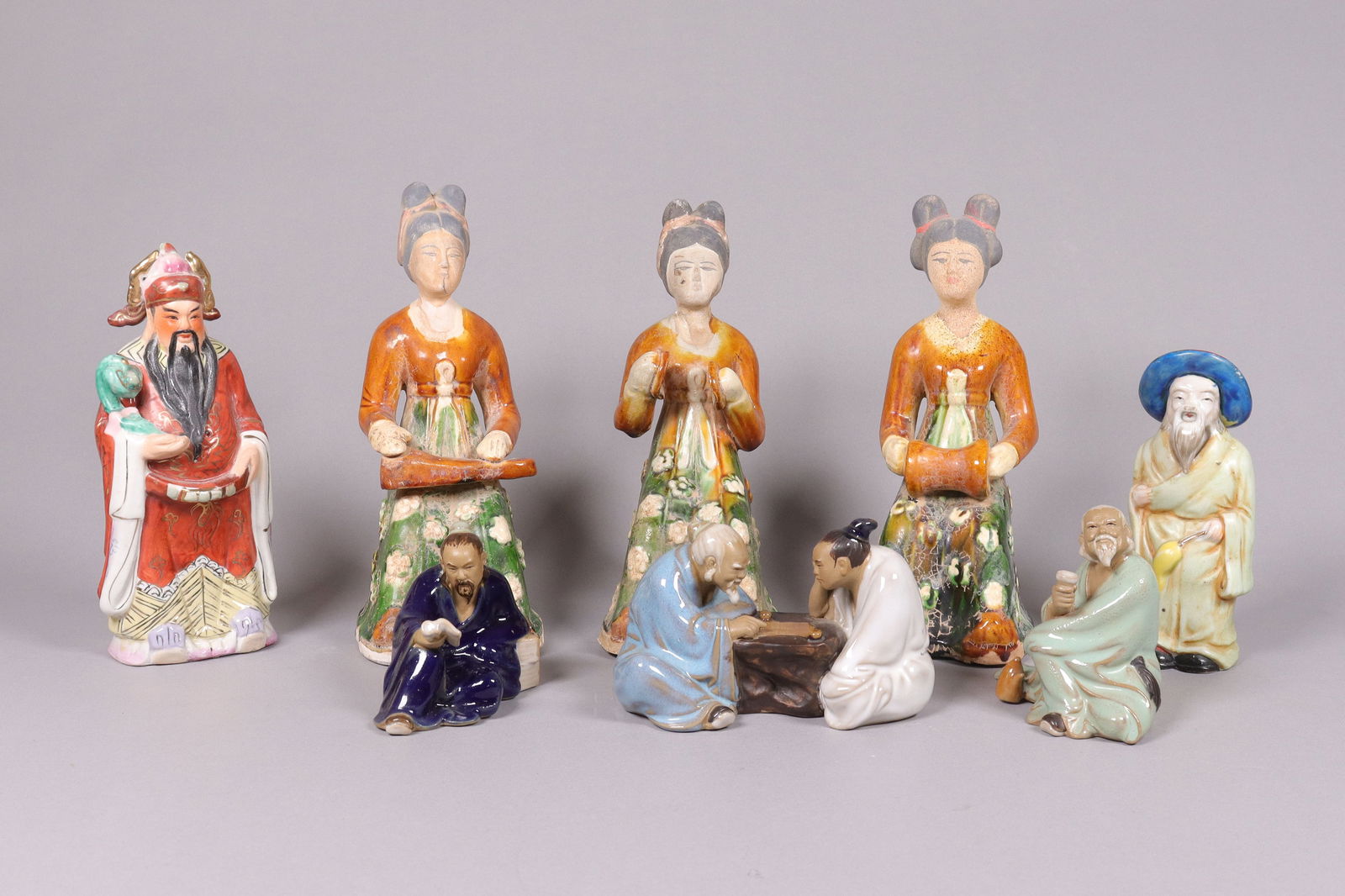 Lots Chinese pottery figures: Lots Chinese pottery figures.