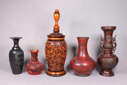 Lots Asian vase