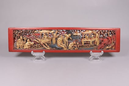 Chinese antique wooden panel