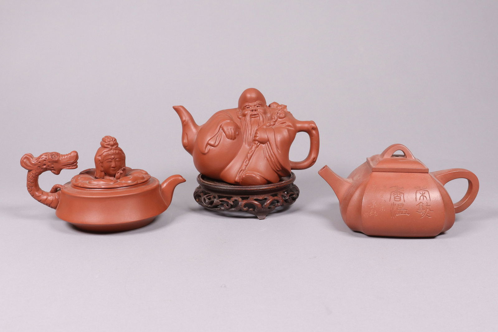 Lots Chinese clay teapots: Lots Chinese clay teapots.