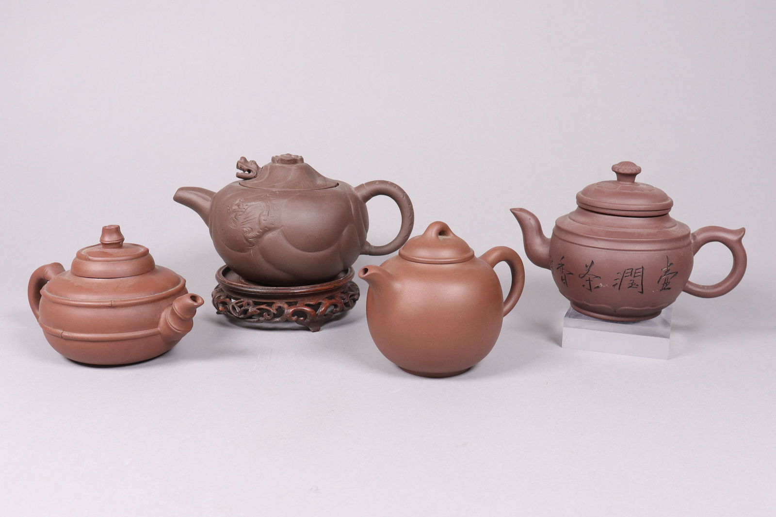 Lots Chinese clay teapots: Lots Chinese clay teapots.