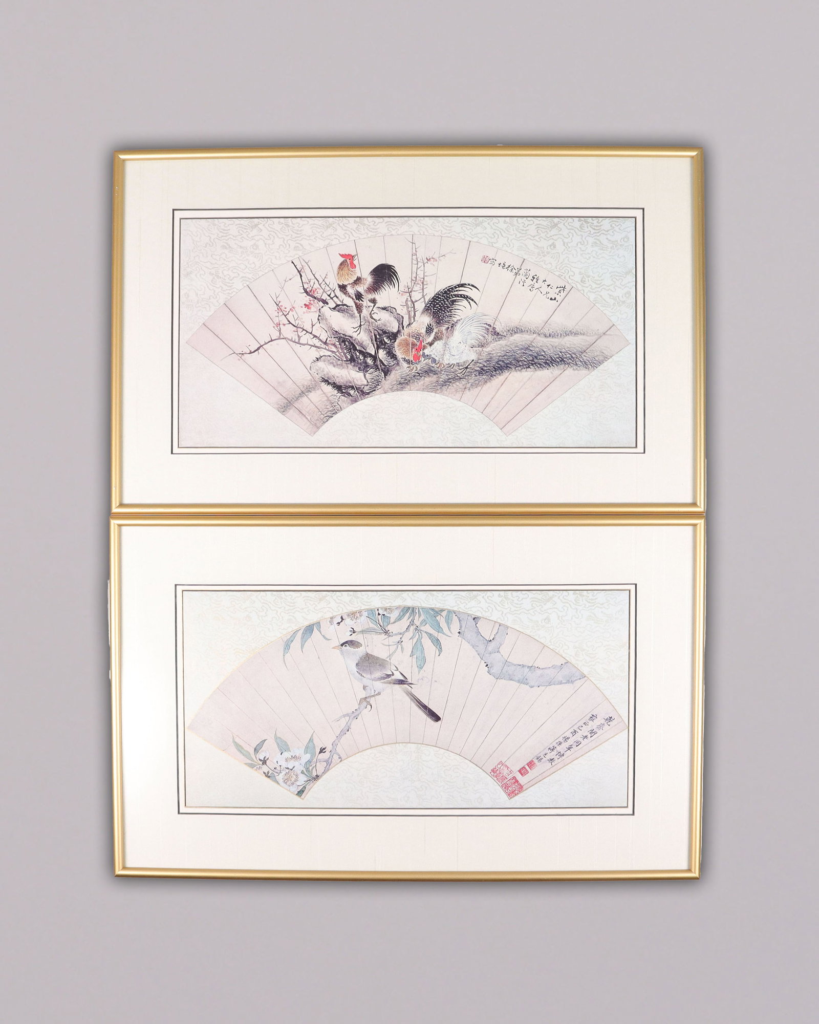 Lots Chinese fan art: Lots Chinese fan art, H: 11" x W: 17."