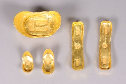 Lots Chinese ingots ungraded