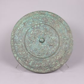 Chinese large bronze mirror