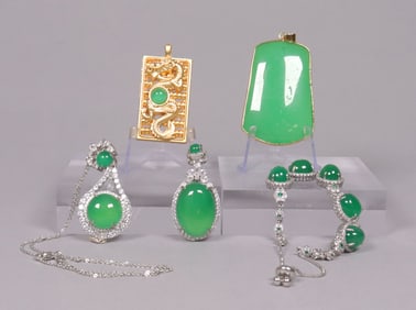 Lots Chinese apple green items