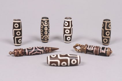 Lots Tibetan dzi beads