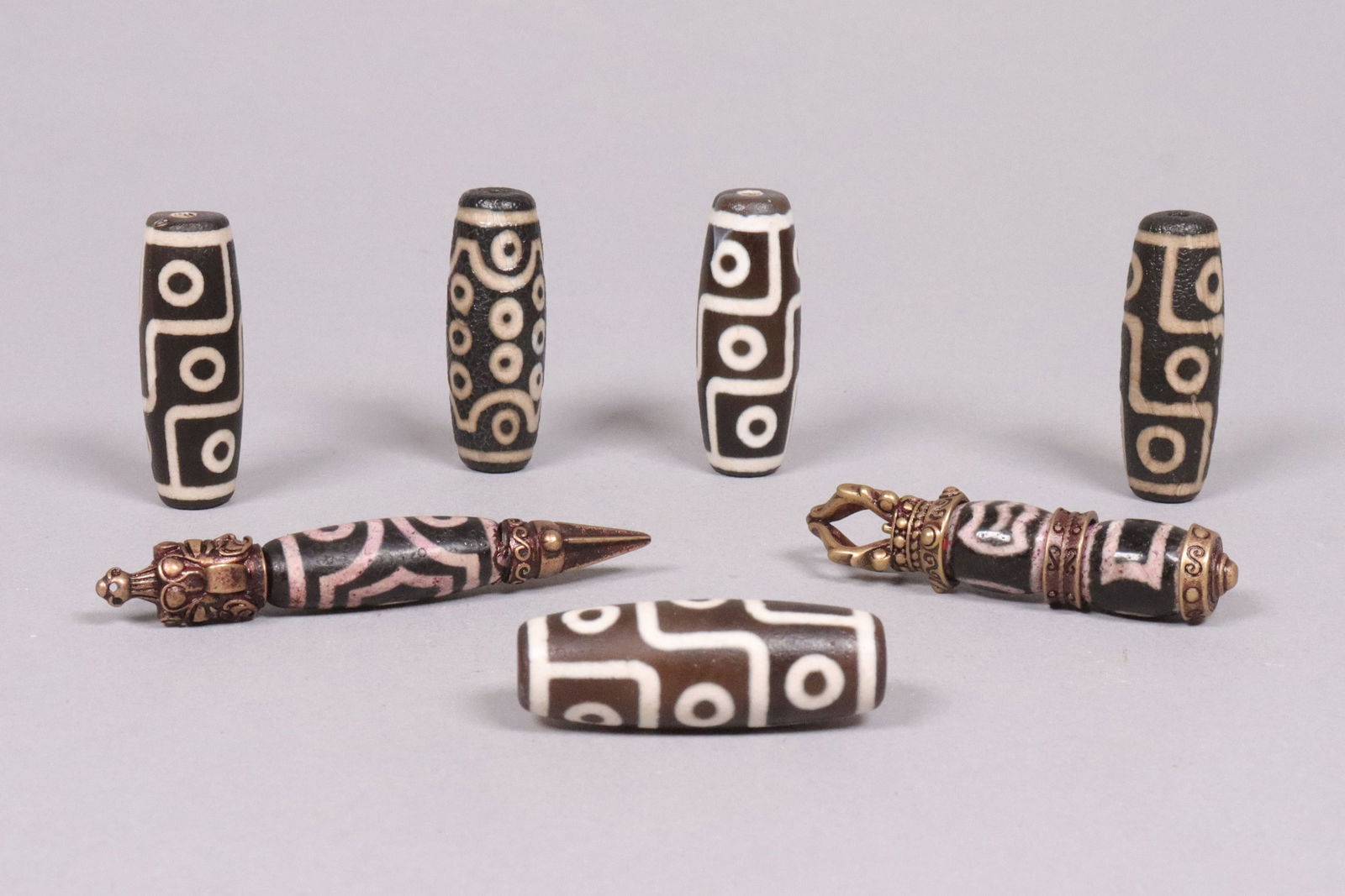 Lots Tibetan dzi beads (1 of 6)