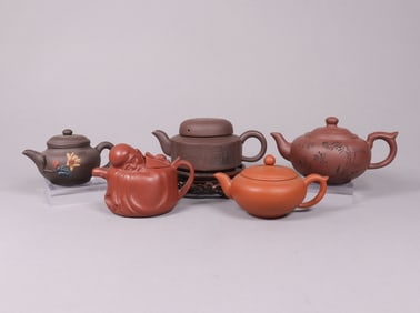 Lots Chinese clay teapos