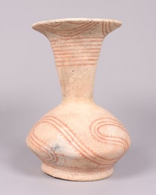 Antique Ban Chiang footed pedestal