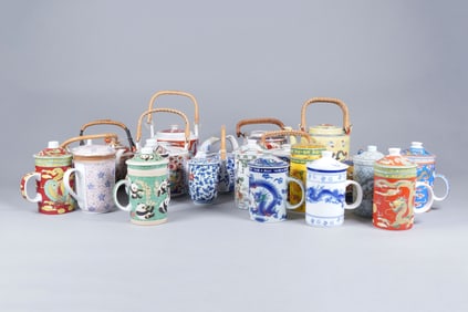 Lots Asian styles cup