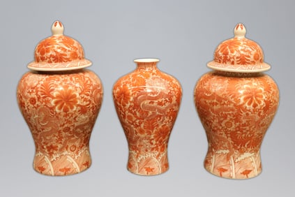Lots Chinese large vase