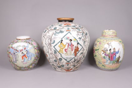 Lots Chinese jars