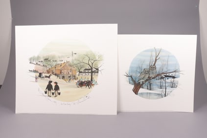 Lots P Buckley Moss lithograph