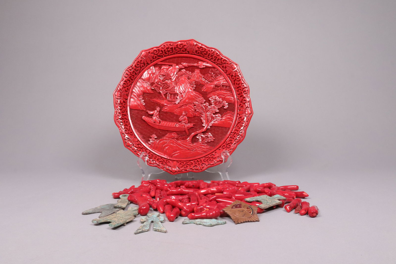 Lots Chinese item corals (1 of 6)