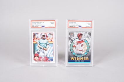 2 Shohei Ohtani card PSA 9