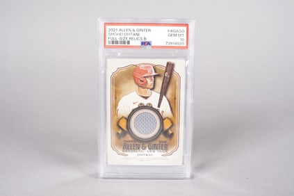 2021 Shohei Ohtani PSA 10 jersey card