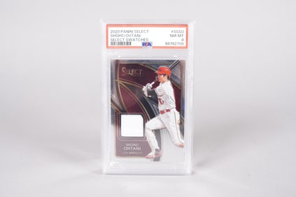 2020 Shohei Ohtani jersey card