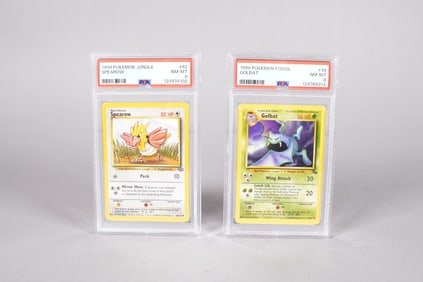 2 1999 Pokemon cards PSA