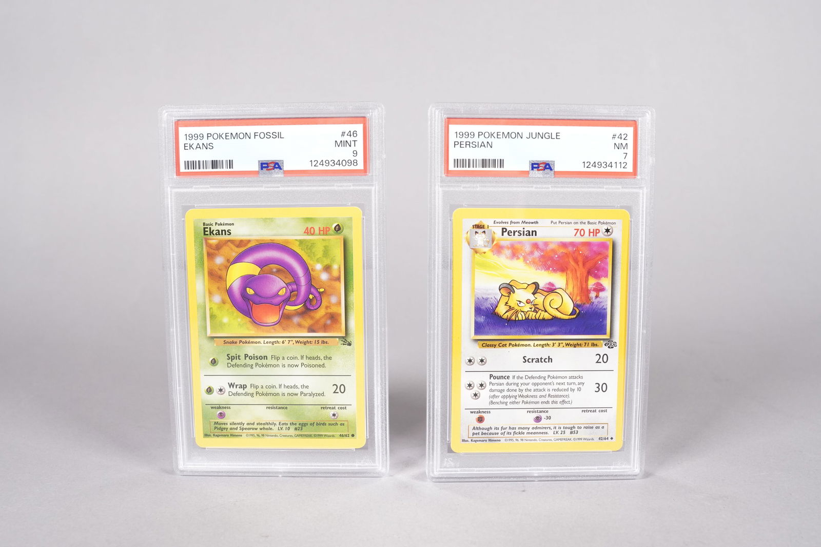 2 1999 Pokemon cards PSA (1 of 5)
