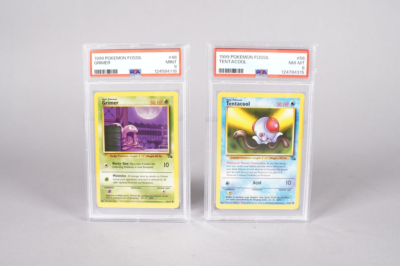 2 1999 Pokemon cards PSA (1 of 5)