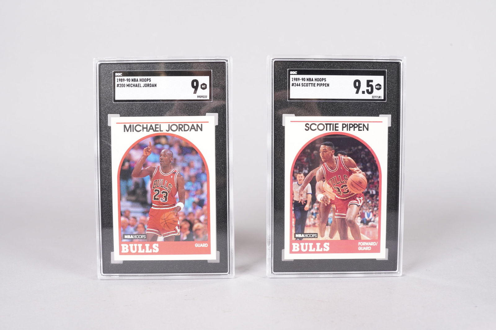 Michael Jordan Pippen graded cards (1 of 6)