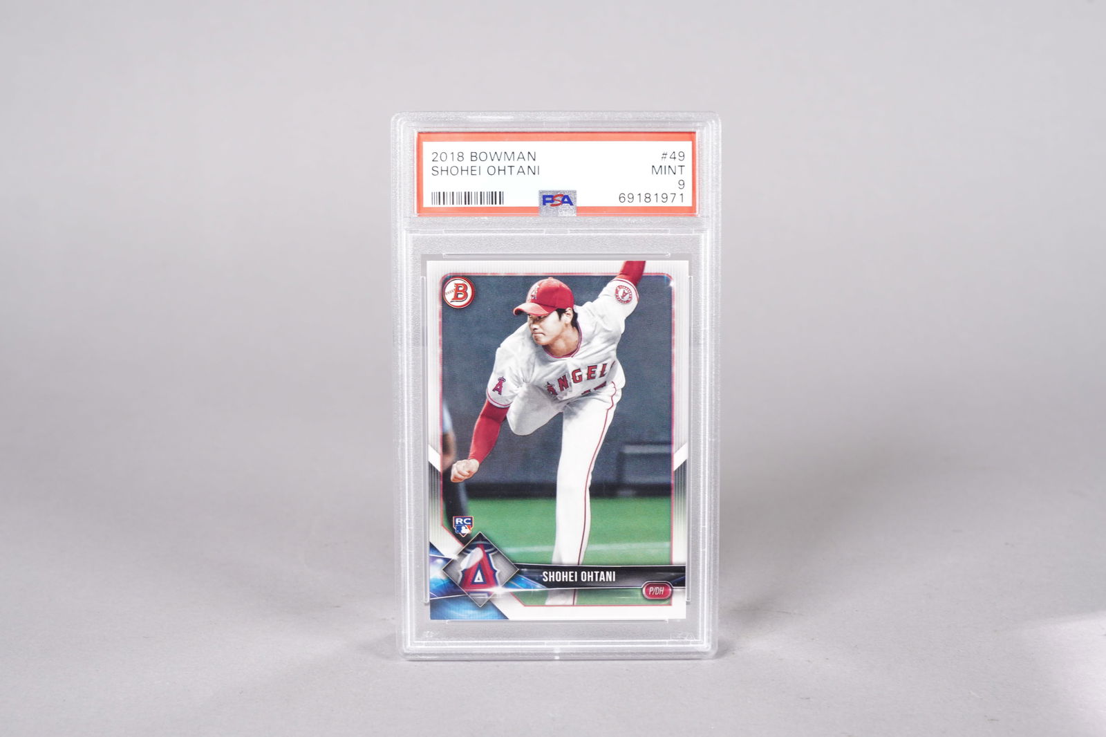 2018 Shohei Ohtani rookie card PSA 9 (1 of 4)