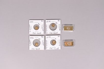 Lots coin ingots ungraded