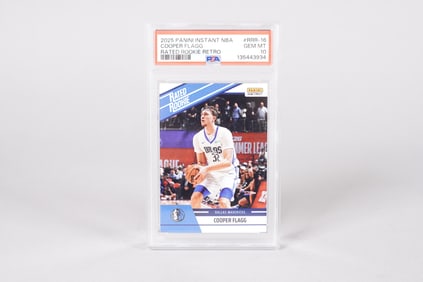 Cooper Flagg rookie card PSA 10