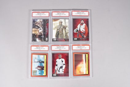 Lots Star Wars card PSA rare