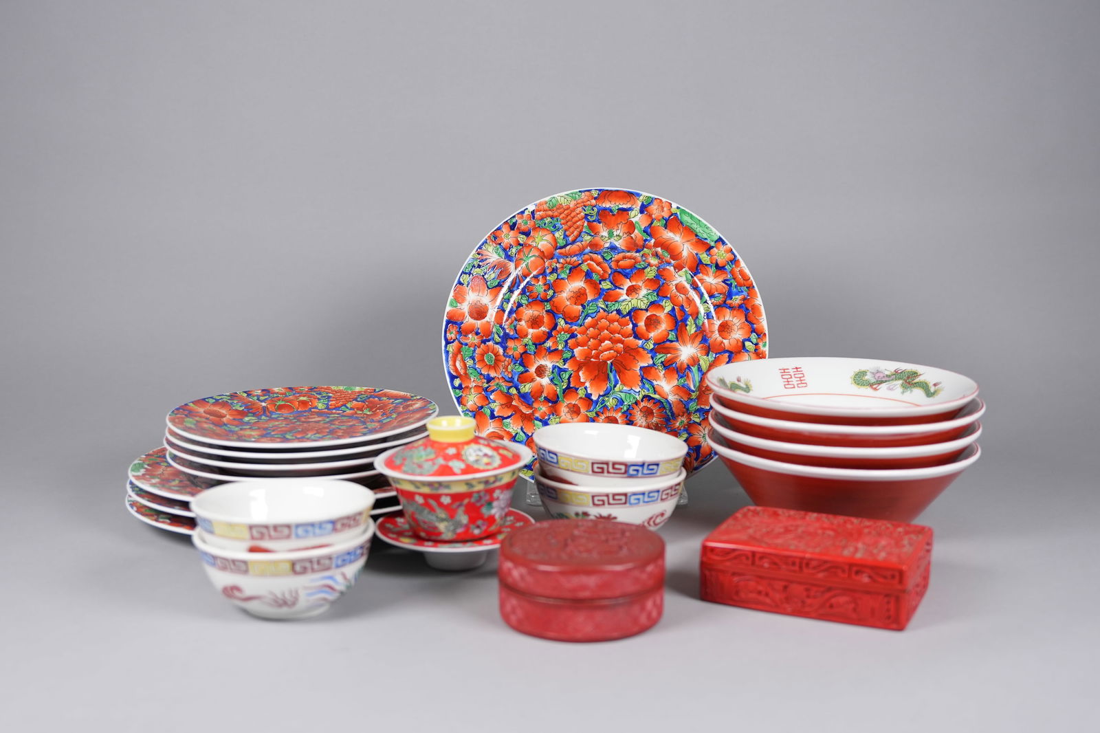 Lots Asian Chinese items: Lots Asian Chinese items. Largest H: 1" x W: 10.4."