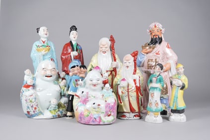 Lots Chinese figurines
