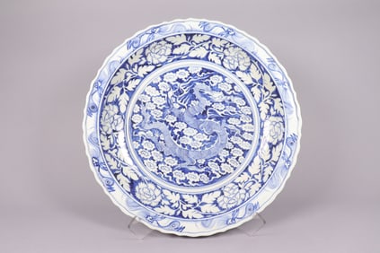 Chinese fine dragon charger