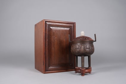 Chinese antique bronze censer