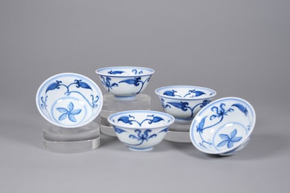 Lots Chinese b/w cups