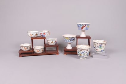 Lots Chinese porcelain cups