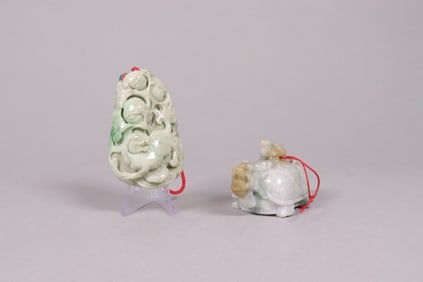 Lots Chinese jadeite carvings