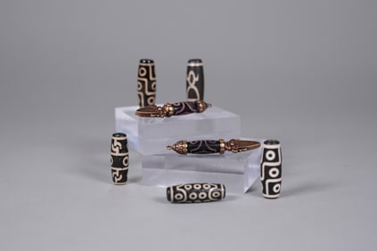 Lots Tibetan dzi beads