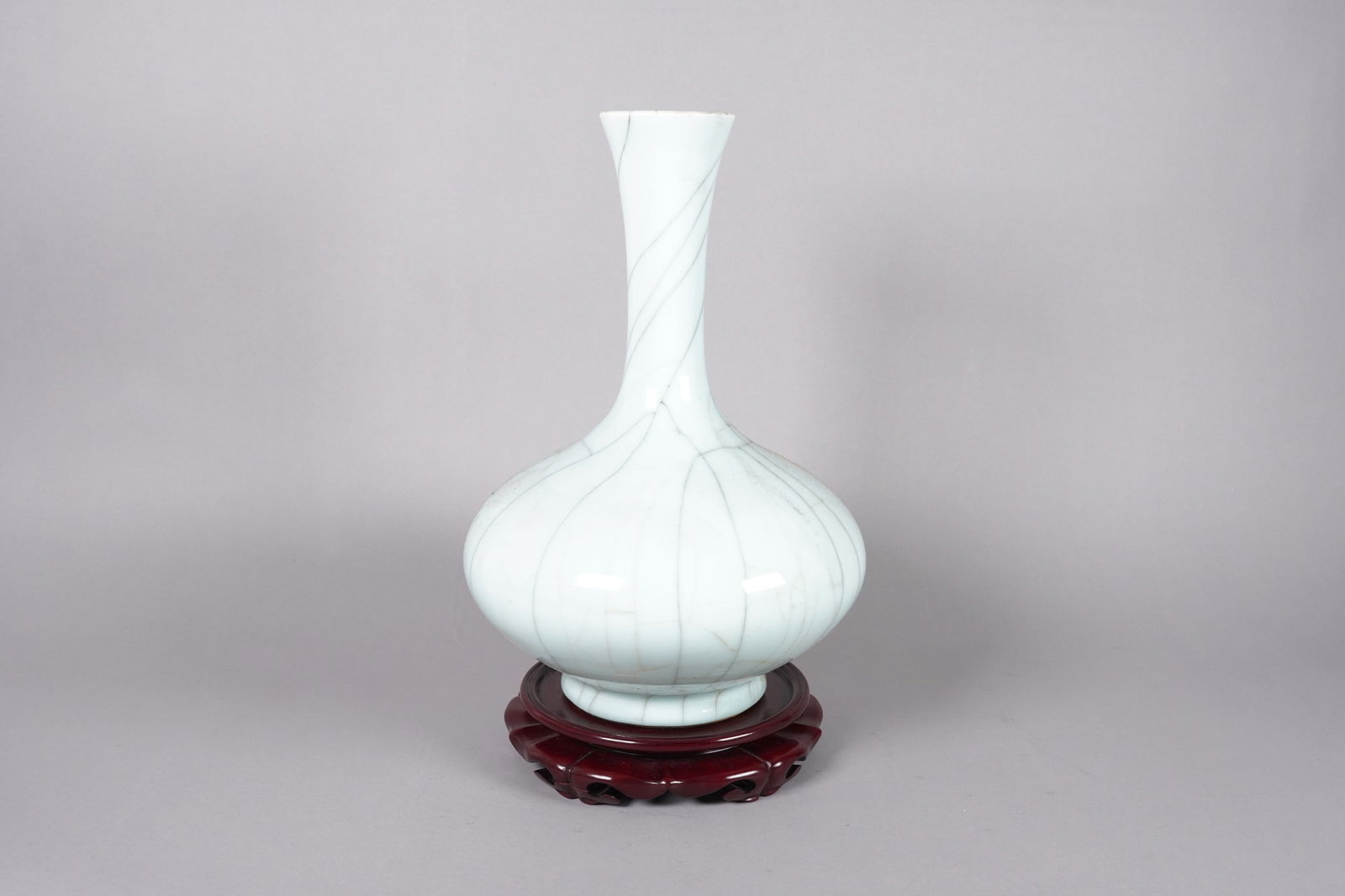 Chinese celadon vase: Chinese fine celadon vase. H: 12.8" x W: 8.7."