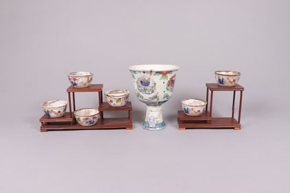 Lots Chinese fancy cups