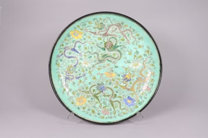 Chinese fine dragon charger