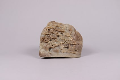 Chinese large carved boulder