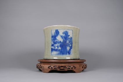 Chinese fine brush pot