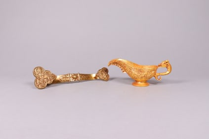 Lots Chinese gilted items