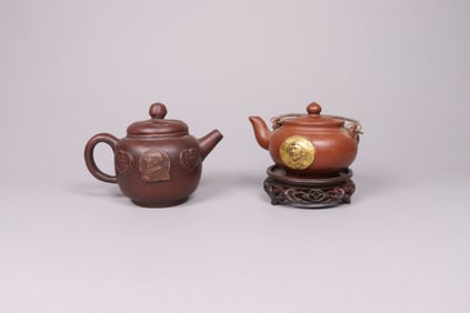 Lots Chinese clay teapots