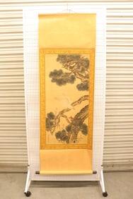 Chinese fine painting in wooden box