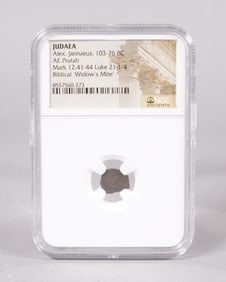NGC 103-76 BC biblical coin widow mite