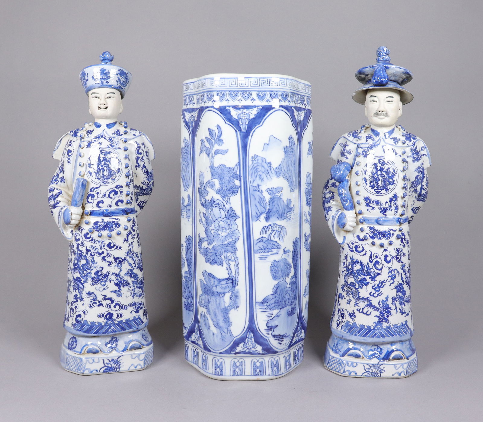 Lots Asian ceramics: Lots Asian ceramics. Largest H: 15.5" x W: 6.75."