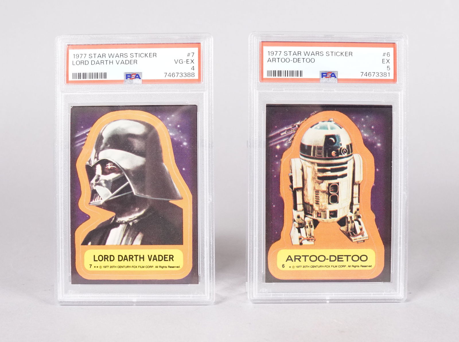 Lots Star Wars card PSA (1 of 5)